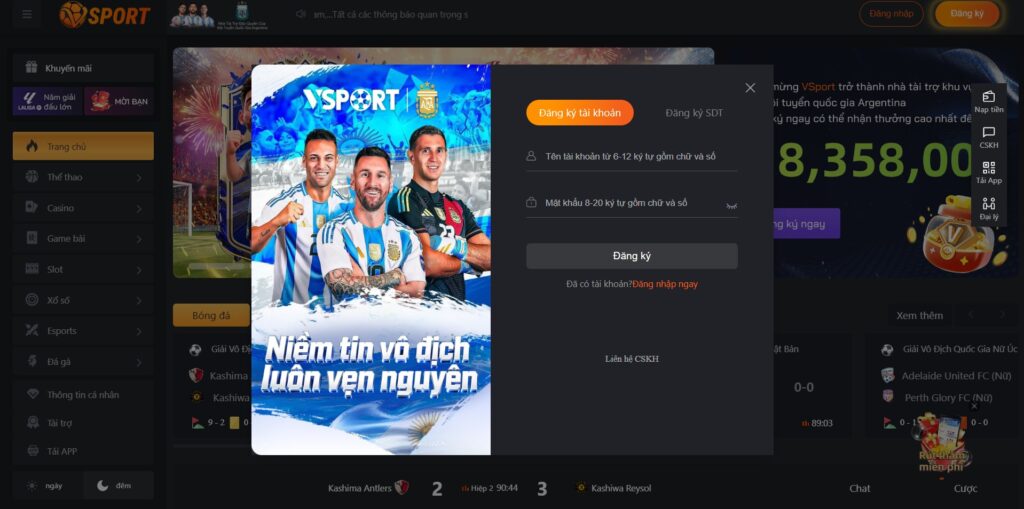 Nghĩa vụ của người chơi liên quan đến miễn trừ trách nhiệm Vsport 